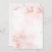 Roze April Buien Brengen Mei Bloem Paraplu Kaart (Achterkant)