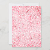 Roze Aqeeqah- Aqiqah- Moslim meisje Uitnodiging (Achterkant)