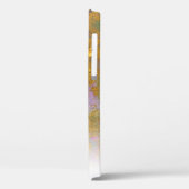 Roze Aqua Gold Glitter Marble Personalized Hoesje (Achterkant / Links)