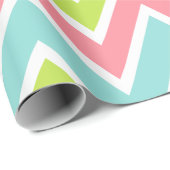 Roze Aqua Limoen inpakpapier (Rol Hoek)