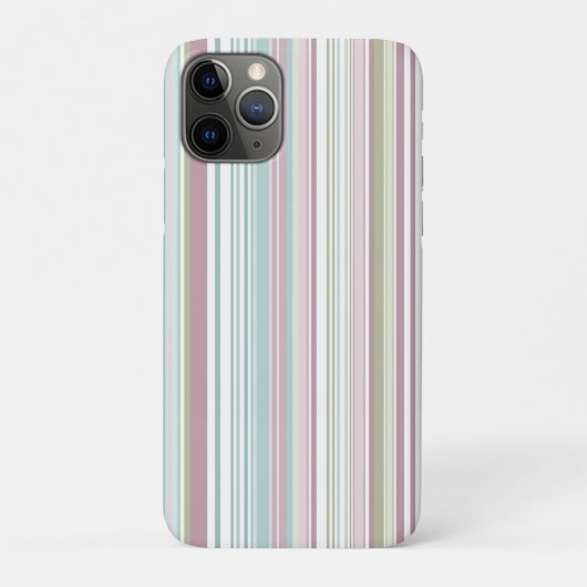 Roze, Aqua, mint, lenteregen en mauve strepen Case-Mate iPhone Case (Achterkant)