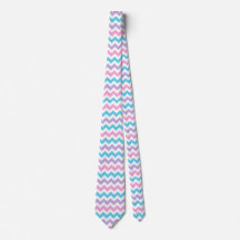 Roze, Aqua, Paarse, witte Chevrons Patroon