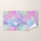 Roze Aqua Paarse Witte Eenhoorn Sparkle Bad Handdoek (Handdoek)