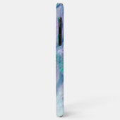Roze Aqua Turquoise Blauwe Abalone Schelp Patroon Case-Mate iPhone Case (Achterkant/links)