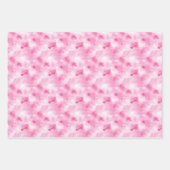 Roze Aquarel Abstract  Inpakpapier Vel (Voorkant 2)
