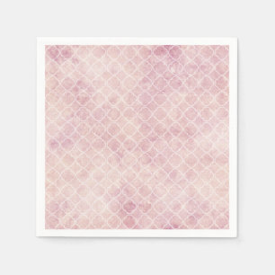 Roze Aquarel Abstract Pastel Servet