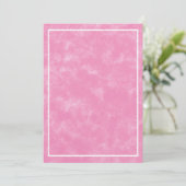 Roze Aquarel Baby Shower Rechthoek Sjabloon  Kaart (Staand voorkant)