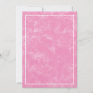 Roze Aquarel Baby Shower Rechthoek Sjabloon Kaart