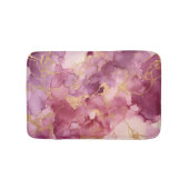 Roze aquarel badmat (Voorkant)