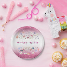 Roze Aquarel Bloem Bloemen Bruiloft