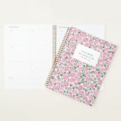 Roze Aquarel Bloem Planner (Display)