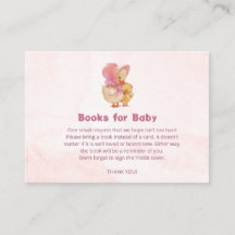 Roze Aquarel Eendje Meisje Boeken voor Baby