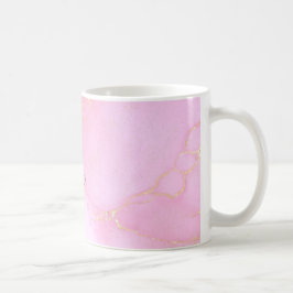 Roze aquarel elegantie  koffiemok