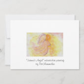 Roze aquarel engel (Achterkant)