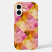 Roze Aquarel Geometrisch Patroon Case-Mate iPhone Case (Achterkant)