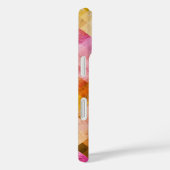Roze Aquarel Geometrisch Patroon Case-Mate iPhone Case (Achterkant / Rechts)