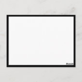 Roze Aquarel Jurk Paspop Poshmark Dank je wel Briefkaart (Achterkant)