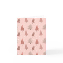 Roze aquarel kerstboom illustratie