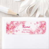 Roze Aquarel Label (Insitu)