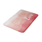Roze Aquarel Liefde Badmat (Gekanteld)