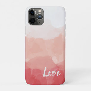 Roze Aquarel Liefde Case-Mate iPhone Case