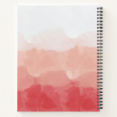 Roze Aquarel Liefde Notitieboek (Achterkant)