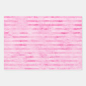 Roze Aquarel Luipaard Strepen Sterren Print Inpakpapier Vel (Voorkant 2)