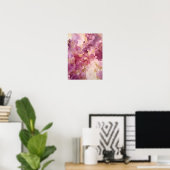 Roze aquarel poster (Thuiskantoor)
