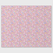 Roze Aquarel Regenboog Cadeaupapier (Vlak)