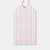 Roze Aquarel Roos Valentijnsdag Cadeaulabel (Achterkant)