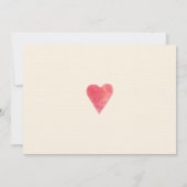 Roze aquarel schattige robot het is een meisje bab kaart (Achterkant)