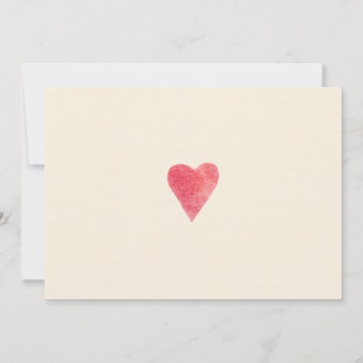 Roze aquarel schattige robot het is een meisje bab kaart (Achterkant)