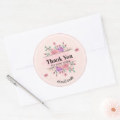 Roze Aquarel | Verkoopverpakking Stickers (Envelop)