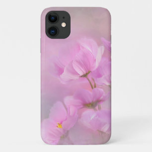 Roze Aquarel Wilde Cosmos Bloemen Case-Mate iPhone Case