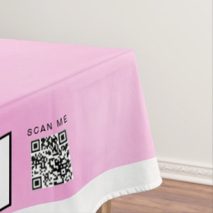 Roze Aquarel Witte Ambachtshow 150 x 210 cm Tafelkleed