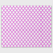 Roze arabesque patroon cadeaupapier (Vlak)