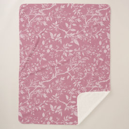 Roze Arboretum Sherpa Blanket Sherpa Deken