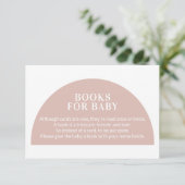 Roze Arch Books voor Baby Enclosure Ca Informatiekaartje (Staand voorkant)
