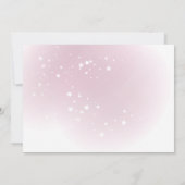 Roze Arctische dieren in maskers virtueel Baby sho Kaart (Achterkant)