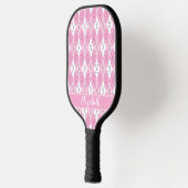 Roze argyle aangepaste naam preppy pickleballpaddl pickleball paddle (Links)