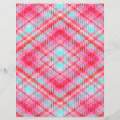 Roze Argyle Bulk Scrapbook Papier Pagina's Flyer (Achterkant)