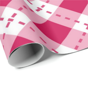 Roze Argyle Cadeaupapier