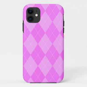 Roze Argyle Case-Mate iPhone 5 Barely There Hoesje