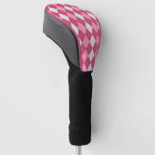 Roze Argyle Golfheadcover (Schuin)