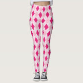 Roze Argyle Leggings (Voorkant)