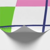 Roze Argyle-omslagpapier Cadeaupapier (Hoek)