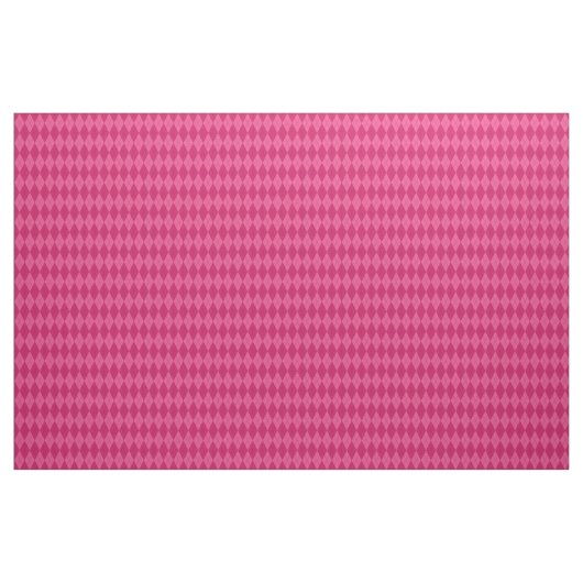 Roze Argyle Pattern Fabric Stof (Yard (91,4 cm))