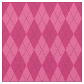 Roze Argyle Pattern Fabric Stof (Close Up)