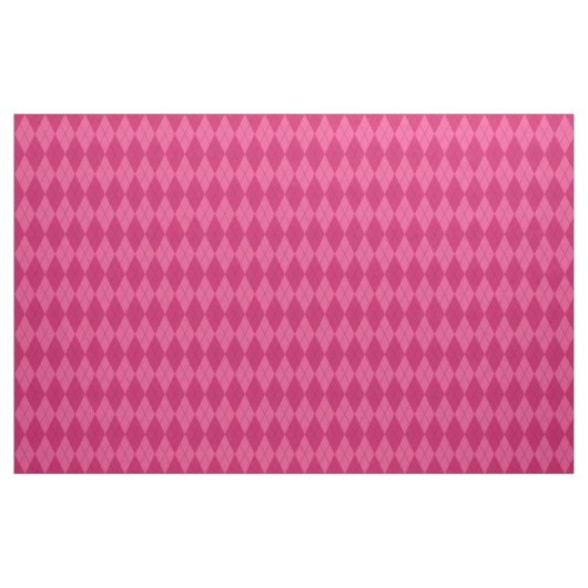 Roze Argyle Pattern Fabric Stof (Fat Quarter)