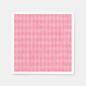 Roze Argyle Servet (Voorkant)